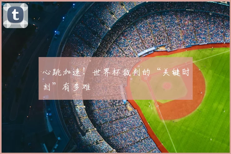 心跳加速！世界杯裁判的“关键时刻”有多难